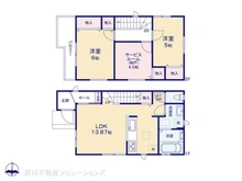 【神奈川県/座間市立野台】座間市立野台2丁目 新築一戸建て 間取り図