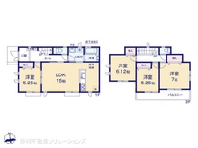 【東京都/町田市成瀬】町田市成瀬2丁目 新築一戸建て 間取り図
