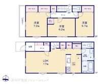 【神奈川県/座間市東原】座間市東原2丁目 新築一戸建て 間取り図