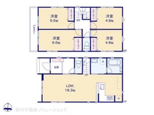 【神奈川県/座間市立野台】座間市立野台2丁目 新築一戸建て 間取り図