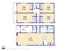 【神奈川県/座間市立野台】座間市立野台2丁目 新築一戸建て 間取り図