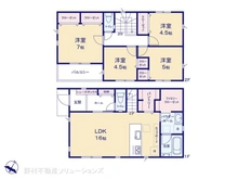 【神奈川県/相模原市中央区淵野辺本町】相模原市中央区淵野辺本町4丁目 新築一戸建て 間取り図