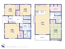 【神奈川県/相模原市中央区淵野辺本町】相模原市中央区淵野辺本町4丁目 新築一戸建て 間取り図