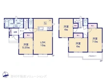 【神奈川県/大和市福田】大和市福田 新築一戸建て 間取り図
