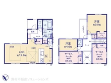 【神奈川県/相模原市南区古淵】相模原市南区古淵1丁目 新築一戸建て 間取り図