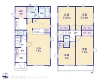 【神奈川県/相模原市南区麻溝台】相模原市南区麻溝台5丁目 新築一戸建て 間取り図