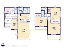 【神奈川県/相模原市南区麻溝台】相模原市南区麻溝台5丁目 新築一戸建て 間取り図