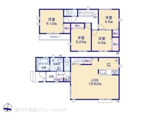 【神奈川県/大和市福田】大和市福田5丁目 新築一戸建て 間取り図