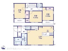 【神奈川県/大和市深見】大和市深見 新築一戸建て 間取り図
