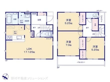 【神奈川県/相模原市南区相南】相模原市南区相南2丁目 新築一戸建て 間取り図