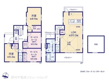 【神奈川県/相模原市南区相南】相模原市南区相南2丁目 新築一戸建て 間取り図