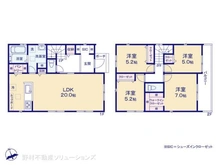 【神奈川県/横浜市保土ケ谷区仏向町】横浜市保土ケ谷区仏向町 新築一戸建て 間取り図