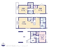 【神奈川県/横浜市西区西戸部町】横浜市西区西戸部町3丁目 新築一戸建て 間取り図