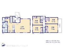 【神奈川県/横浜市保土ケ谷区仏向町】横浜市保土ケ谷区仏向町 新築一戸建て 間取り図