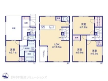 【神奈川県/横浜市神奈川区松見町】横浜市神奈川区松見町1丁目 新築一戸建て 間取り図