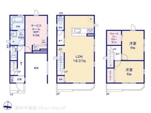 【神奈川県/横浜市保土ケ谷区桜ケ丘】横浜市保土ケ谷区桜ケ丘1丁目 新築一戸建て 間取り図