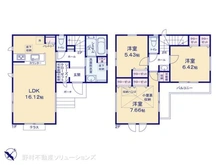 【神奈川県/横浜市保土ケ谷区新井町】横浜市保土ケ谷区新井町 新築一戸建て 間取り図