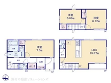 【神奈川県/横浜市保土ケ谷区桜ケ丘】横浜市保土ケ谷区桜ケ丘1丁目 新築一戸建て 間取り図