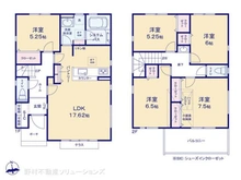 【神奈川県/横浜市南区六ツ川】横浜市南区六ツ川1丁目 新築一戸建て 間取り図
