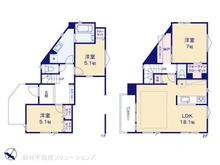 【神奈川県/横浜市神奈川区松見町】横浜市神奈川区松見町2丁目 新築一戸建て 間取り図