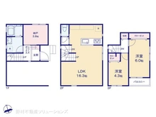 【神奈川県/横浜市保土ケ谷区釜台町】横浜市保土ケ谷区釜台町 新築一戸建て 間取り図
