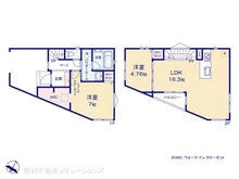 【神奈川県/横浜市南区東蒔田町】横浜市南区東蒔田町 新築一戸建て 間取り図