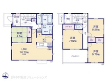 【神奈川県/横浜市保土ケ谷区上菅田町】横浜市保土ケ谷区上菅田町 新築一戸建て 間取り図