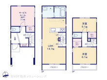 【神奈川県/横浜市保土ケ谷区常盤台】横浜市保土ケ谷区常盤台 新築一戸建て 間取り図