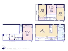 【神奈川県/横浜市保土ケ谷区常盤台】横浜市保土ケ谷区常盤台 新築一戸建て 間取り図