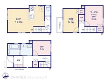 【神奈川県/横浜市南区中里】横浜市南区中里1丁目 新築一戸建て 間取り図