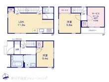【神奈川県/横浜市南区中里】横浜市南区中里1丁目 新築一戸建て 間取り図