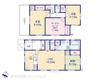 【神奈川県/横浜市南区永田山王台】横浜市南区永田山王台 新築一戸建て 間取り図