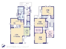 【神奈川県/横浜市神奈川区三ツ沢東町】横浜市神奈川区三ツ沢東町 新築一戸建て 間取り図