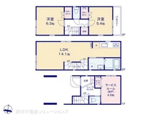 【神奈川県/横浜市神奈川区松見町】横浜市神奈川区松見町4丁目 新築一戸建て 間取り図