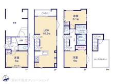 【神奈川県/横浜市西区西戸部町】横浜市西区西戸部町2丁目 新築一戸建て 間取り図