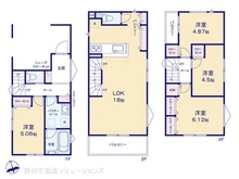 【神奈川県/横浜市保土ケ谷区川島町】横浜市保土ケ谷区川島町 新築一戸建て 間取り図