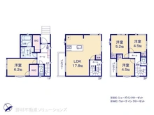 【神奈川県/横浜市南区大岡】横浜市南区大岡1丁目 新築一戸建て 間取り図