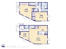 【神奈川県/横浜市南区大岡】横浜市南区大岡1丁目 新築一戸建て 間取り図