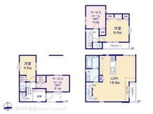 【神奈川県/横浜市神奈川区神大寺】横浜市神奈川区神大寺3丁目 新築一戸建て 間取り図