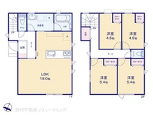 【神奈川県/横浜市保土ケ谷区上菅田町】横浜市保土ケ谷区上菅田町 新築一戸建て 間取り図