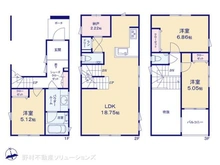 【神奈川県/横浜市南区庚台】横浜市南区庚台 新築一戸建て 間取り図