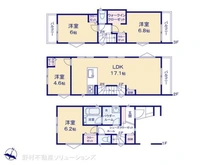 【神奈川県/横浜市西区西戸部町】横浜市西区西戸部町2丁目 新築一戸建て 間取り図