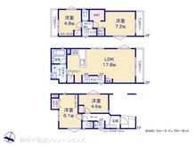 【神奈川県/横浜市西区西戸部町】横浜市西区西戸部町2丁目 新築一戸建て 間取り図