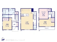 【神奈川県/横浜市中区打越】横浜市中区打越 新築一戸建て 間取り図