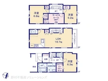 【神奈川県/横浜市神奈川区白幡東町】横浜市神奈川区白幡東町 新築一戸建て 間取り図