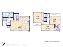 【神奈川県/横浜市保土ケ谷区常盤台】横浜市保土ケ谷区常盤台 新築一戸建て 間取り図