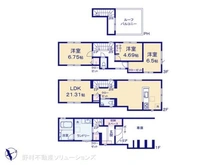 【神奈川県/横浜市神奈川区松本町】横浜市神奈川区松本町4丁目 新築一戸建て 間取り図