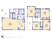 【神奈川県/横浜市南区六ツ川】横浜市南区六ツ川2丁目 新築一戸建て 間取り図