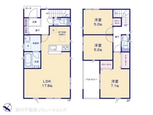 【神奈川県/横浜市保土ケ谷区峰沢町】横浜市保土ケ谷区峰沢町 新築一戸建て 間取り図