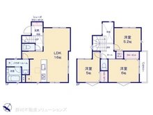 【神奈川県/横浜市南区六ツ川】横浜市南区六ツ川2丁目 新築一戸建て 間取り図
